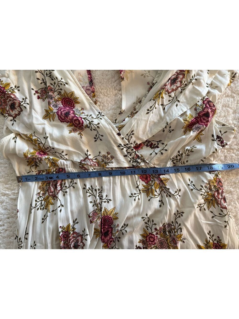 Torrid Multi-Color Floral Print Challis Caplet Skater Dress 2X - Picture 7 of 9